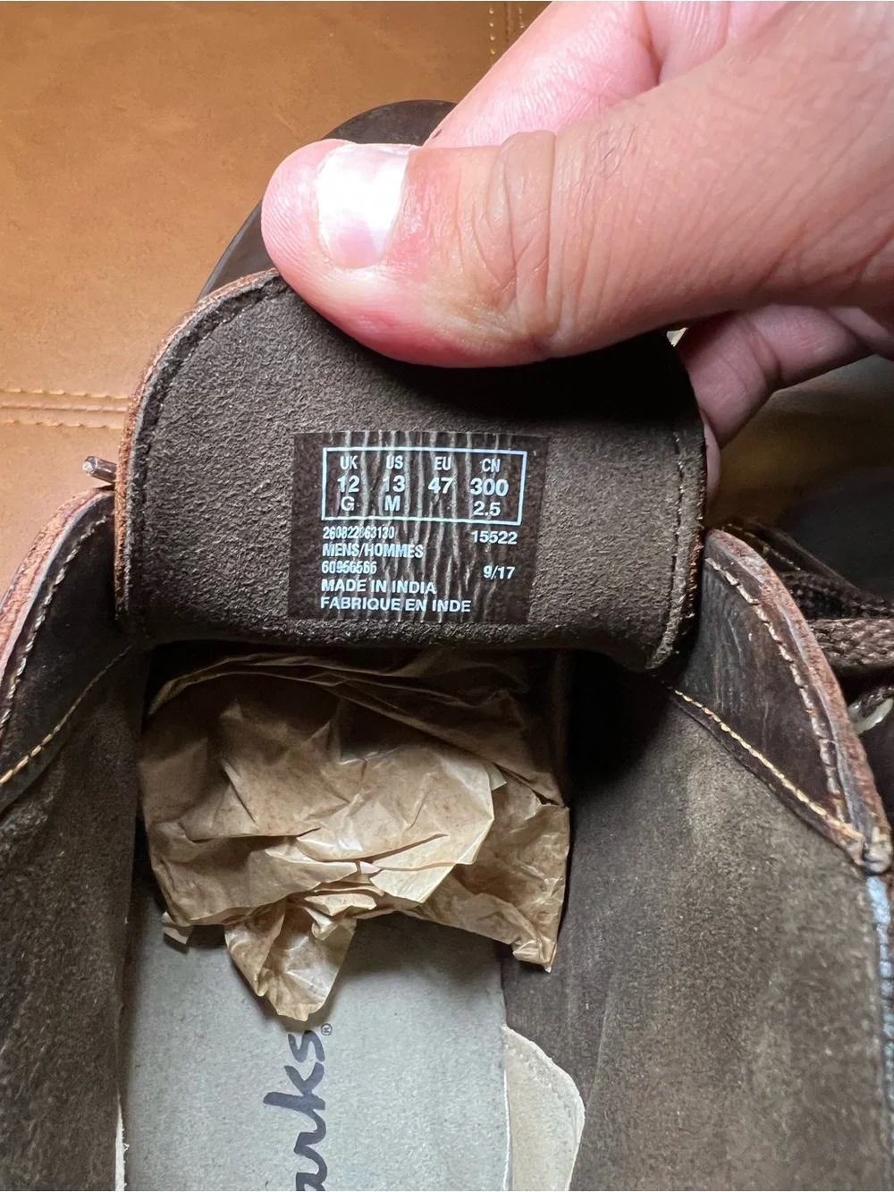 Clarks refined dark